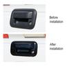 2x Rear Door Tailgate Bowl Decor Cover Trim for Ford F150 F-150 2009-2014 Black