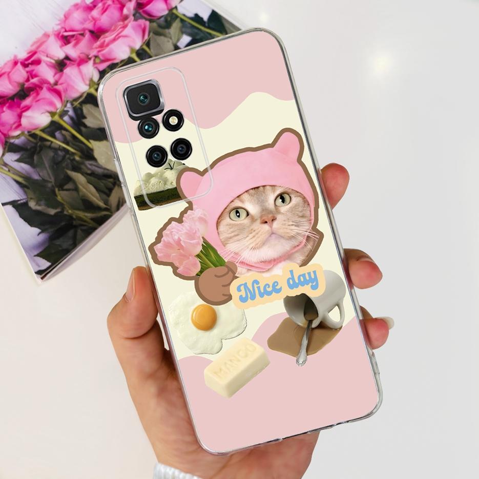 For Xiaomi Redmi 10 Case Cute Fashion Painted Cover Soft Silicone Shell For Redmi 10 Prime Redmi10 2022 Phone Cases 6.5'' Bumper