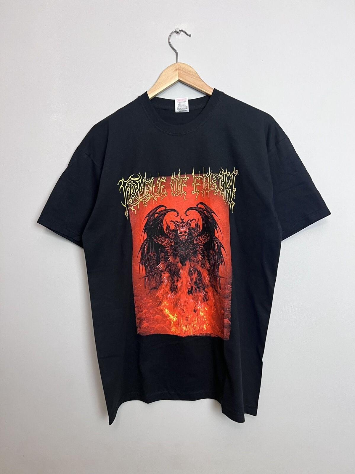 CRADLE OF FILTH “Peace Through Superior Fire Power” Tee Band Unisex T-Shirt XXXXL