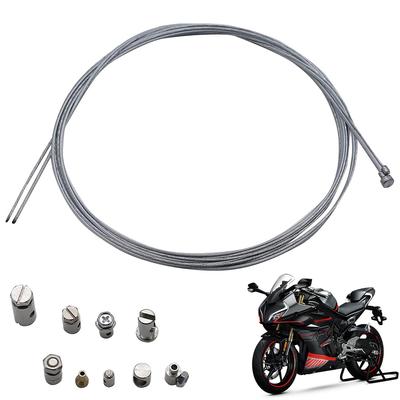 Kit de réparation de câble d'axe de moto 2m Câble d'accélérateur avec adaptateur pour montage Câble d'accélérateur