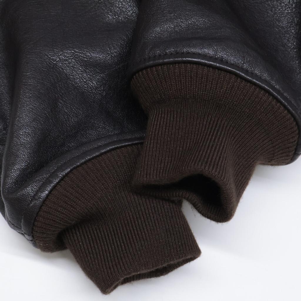 AVIREX 6101063 GOAT G-1 TOP GUN Skórzana kurtka lotnicza 40 CiemnobrązowaUżywana