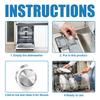 Deodorizing Tablets, Dishwasher Cleaning Tablets, Remove Scale and Strong Odors, Oil Stains, and Dishwashers