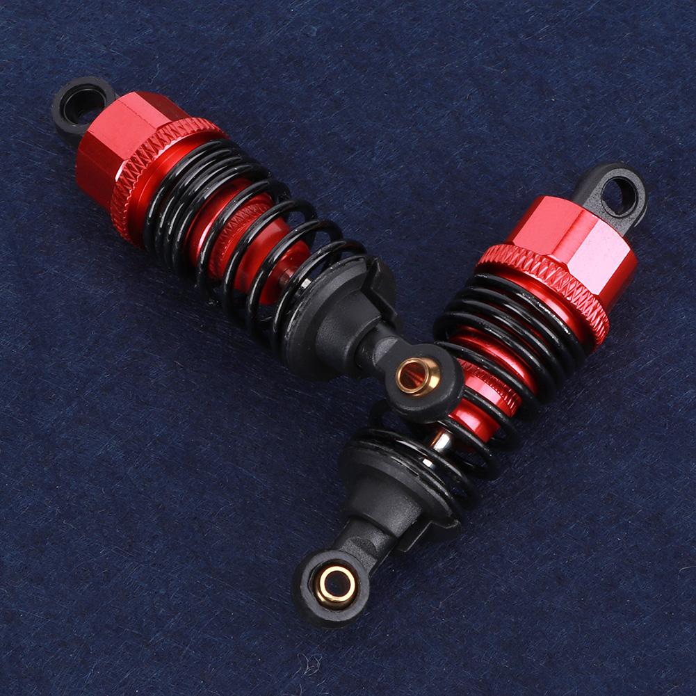 2pcs 1 10 Metal Shock Struts Damper Fit for HSP RC Car Model Part Accessory Red