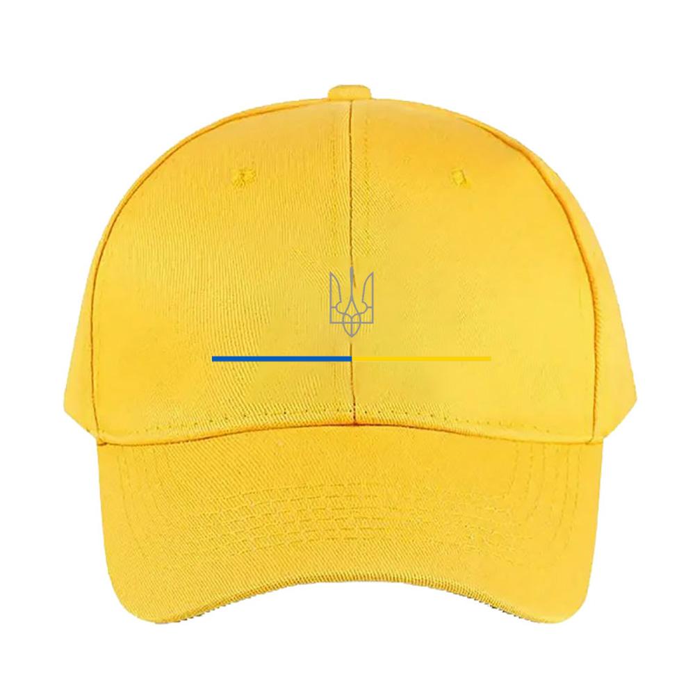 Ukrainian Trident Tryzub Escudo Blue Yellow Stripe Flag Ukraine cap Summer Woman Man Adult Hat Adjustable Printed Baseball Caps