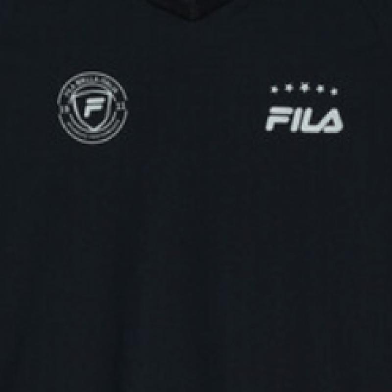 [fila Kids] Pf Soccer Woven Layered Top  Fk2pog3303m Blk  q0zFk2pog3303mBlk