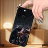 Creative Motorcycle Boy Pattern Phone Case Suitable for iPhone 17 16 15 14 13 12 11 Pro/Max/Plus Anti Drop and Shockproof