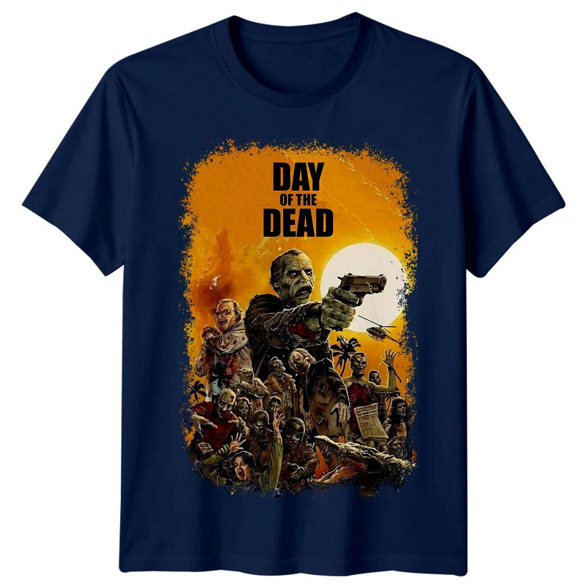 

Film Poster Inspiration T-shirt for Day of The Dead (1985), All Season Pure Cotton Fashion Suitable for Both Men and Women 4XL