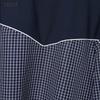ZANZEA Women Long Sleeve Round Neck Plaid Splicing Casual Basic Pullover Tops Blouse