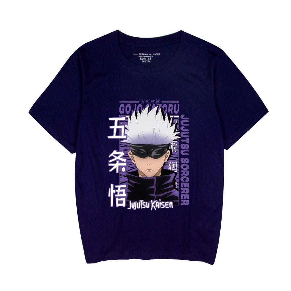 NEW Arrival Women/Men's Casual Jujutsu Kaisen Anime Printed Short Sleeve T-shirt Funny Tee Shirts O-neck Cool Tops