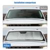 Fit For Jeep Grand Cherokee 2022 Up Car Front Windshield Sunshade Window Shade Foldable Sun Visor Cover Car Interior Accessories,1 Pc