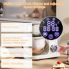 Biolomix BM606E Stand Mixer,1200W 7L Large Bowl OLED Touch Display Electric Kitchen Mixer