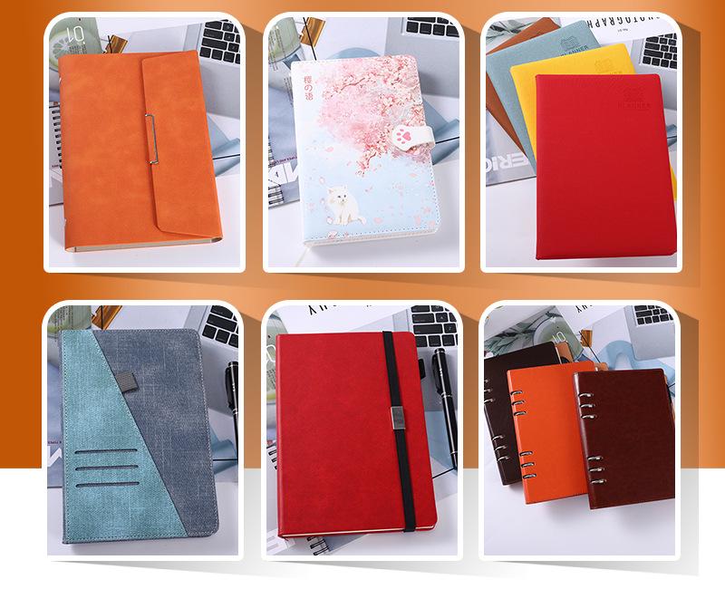 Multifunctional A5/B5 Loose-leaf Zipper Notebook with 8-Digit Calculator & Account Book