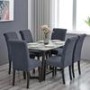 1PC Stretch Dining Chair Covers High Back Waterproof Textured Jacquard Fabric Parsons Chair Slipcover Thick Chair Protector