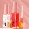 Fruit Honey Essential Lip Oil Jelly Lip Plumper Lasting Moisturizing Fade Lip Lines Lip Gloss Clear Glass Pearlescent Lip Glaze
