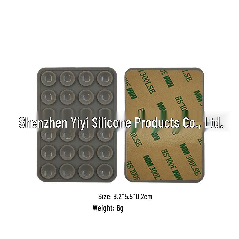 Silicone Phone Holder: Portable, Anti-slip, Stable Suction Cup Back Sticker