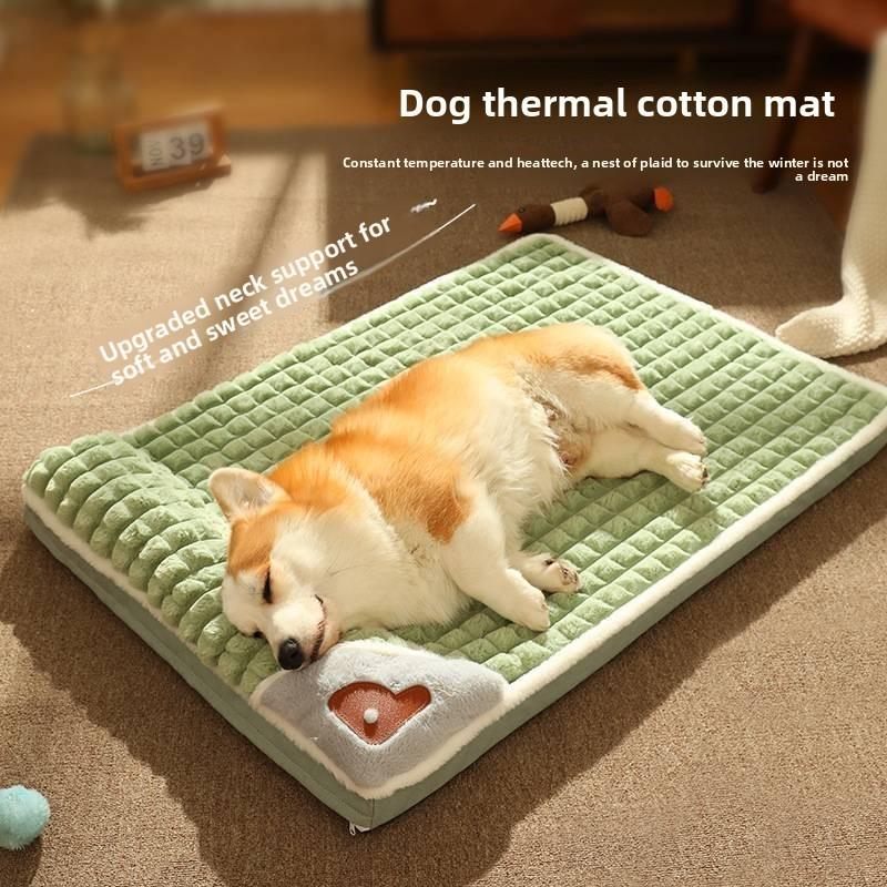 Pet Bed With Removable Washable Cover For Winter Warmth Cat Dog Indoor Use
