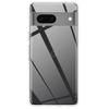 Case and Neck Strap for Google Pixel 7 - Transparent Soft TPU Adjustable Black Cord Phonillico®
