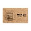 Bursdag tilpasset postkort Takk Kraft Paper Graduation X101