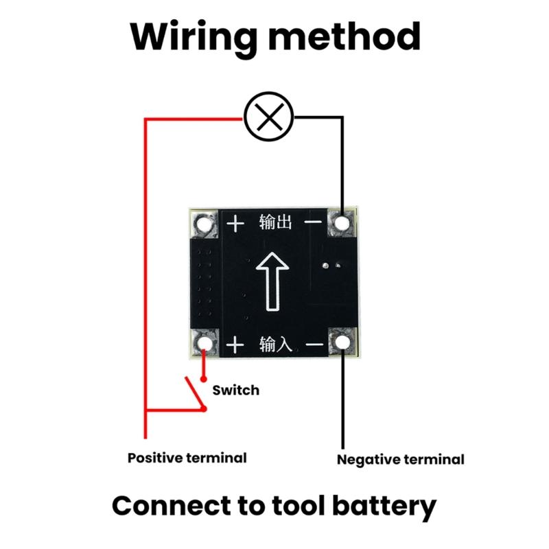 Battery Protective Board Power Off Over Discharge Protective Suitable For Modifying 18V 20V 21V Power Tool Batteries