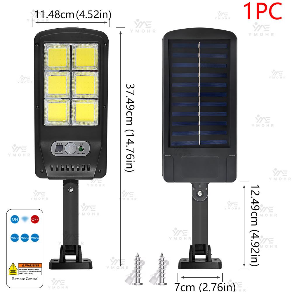 8000W Solar lights Outdoor Waterproof Powerful Outdoor Solar Lamp Remote Control Flood Light Solar Wall Street Lamp Garden Lamp