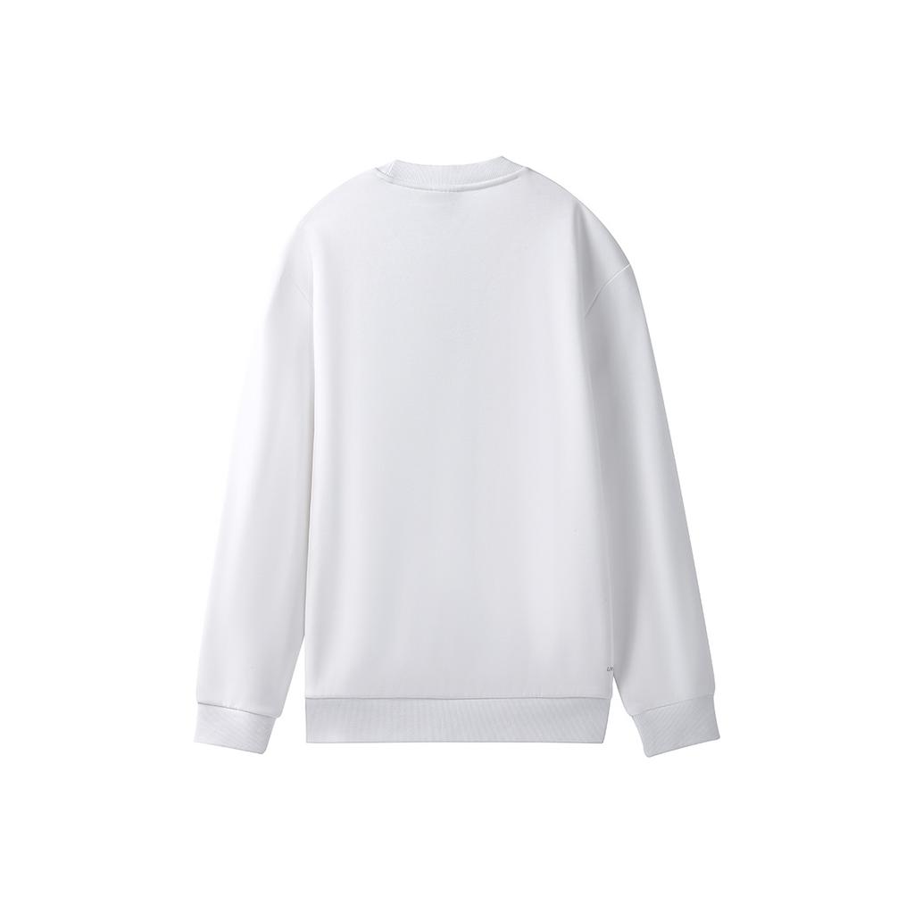 Li-Ning Vitality Trend Round Neck Pullover Sports Lifestyle Comfortable Versatile Simple Fashion Sweatshirt Unisex Sweatshirt AWDVG91-2