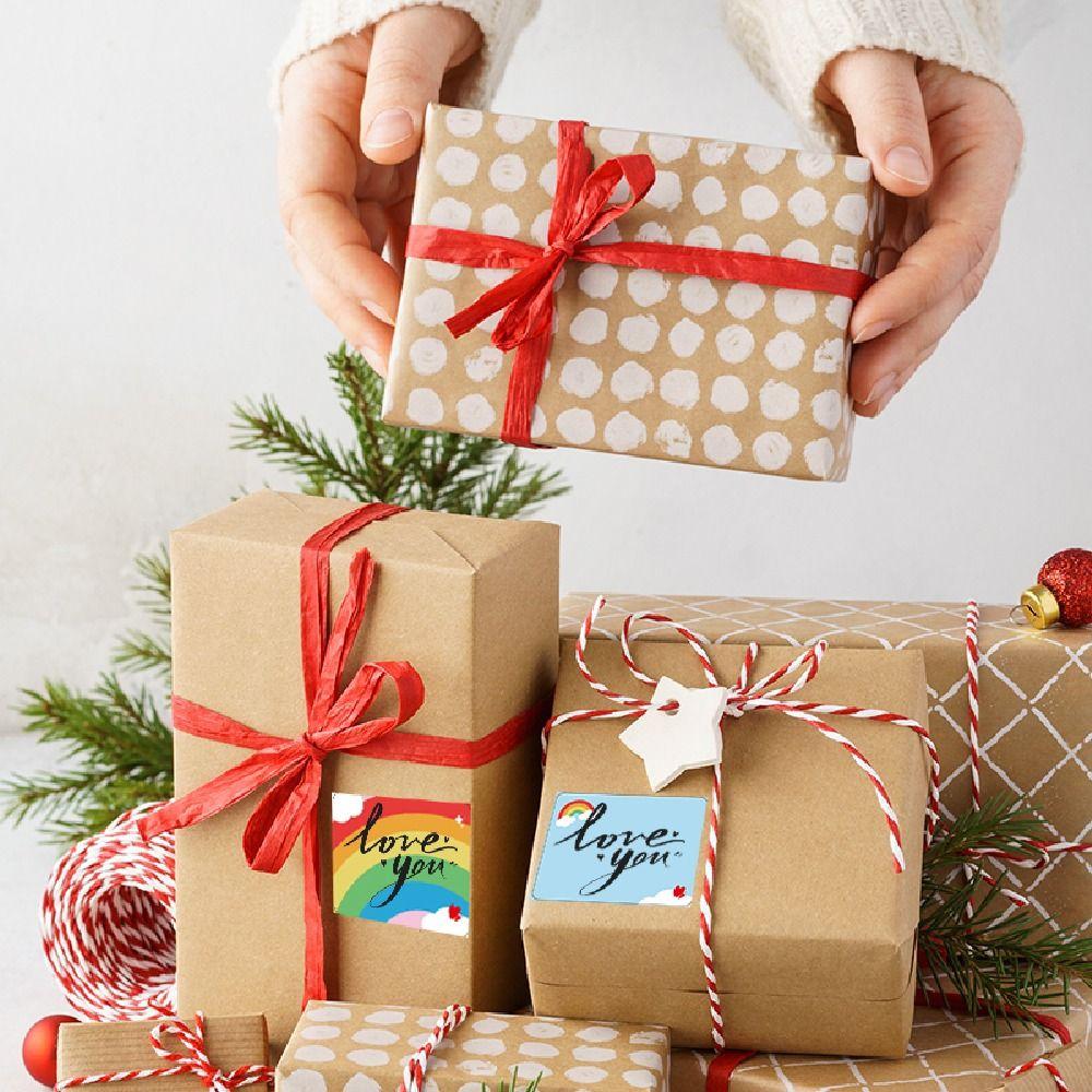 140/230Pcs DIY Blank Label Sticker Waterproof Name Tag Sticker Thermal Printer Label  Retail Use