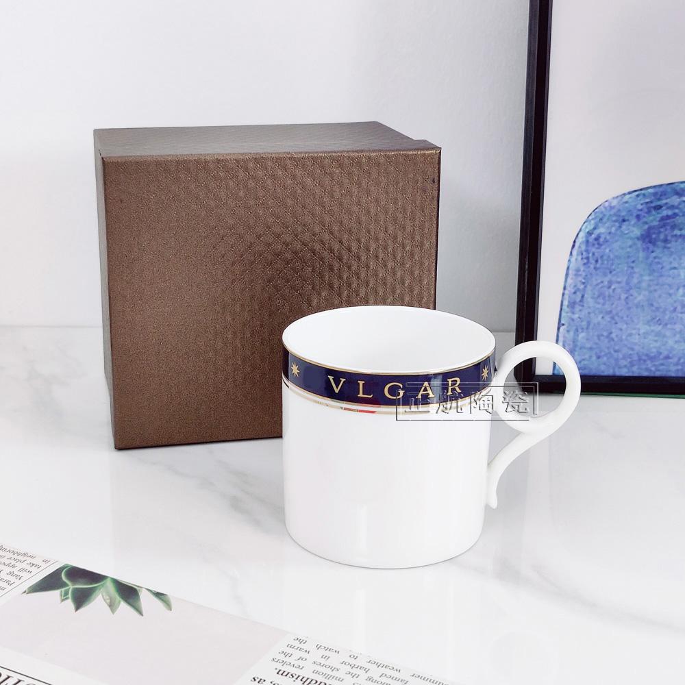 European Light Luxury Fashion Afternoon Tea Coffee Set Blue Phnom Penh Bone China Double Cup Saucer Office Water Cup Fruit Plate