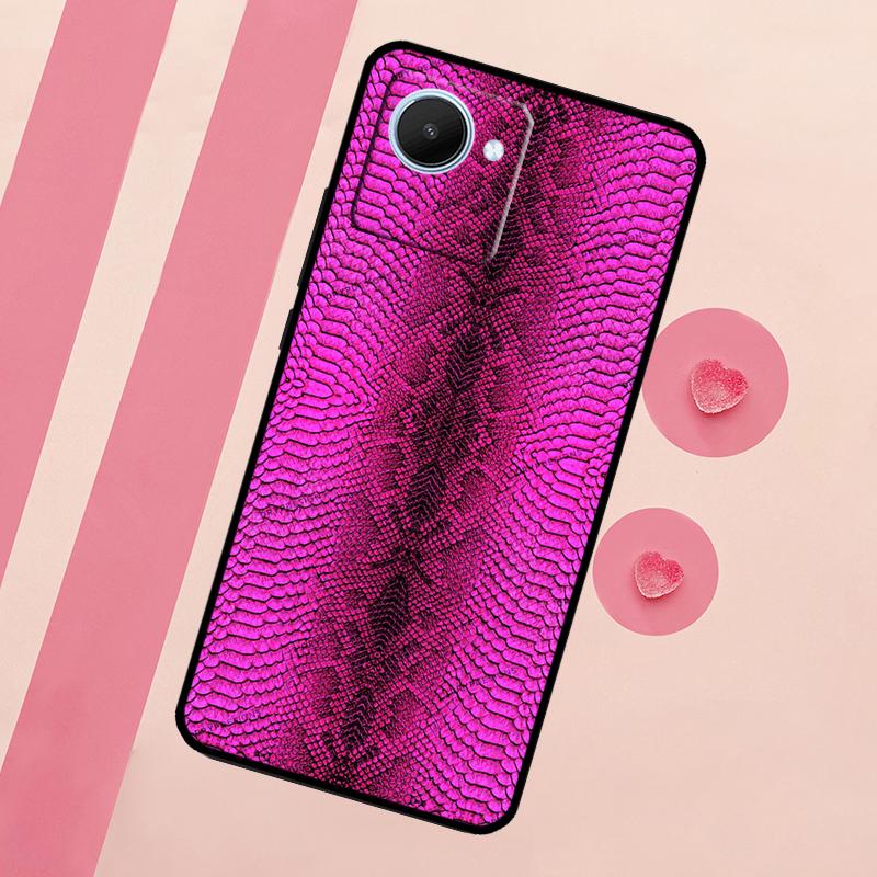 

Snake Skin Print For Realme C71 C55 C53 C67 C75 C61 C33 C63 C51 C65 10 11 12 13 14 15 Pro Plus GT7 Pro Case Realme C65 4G