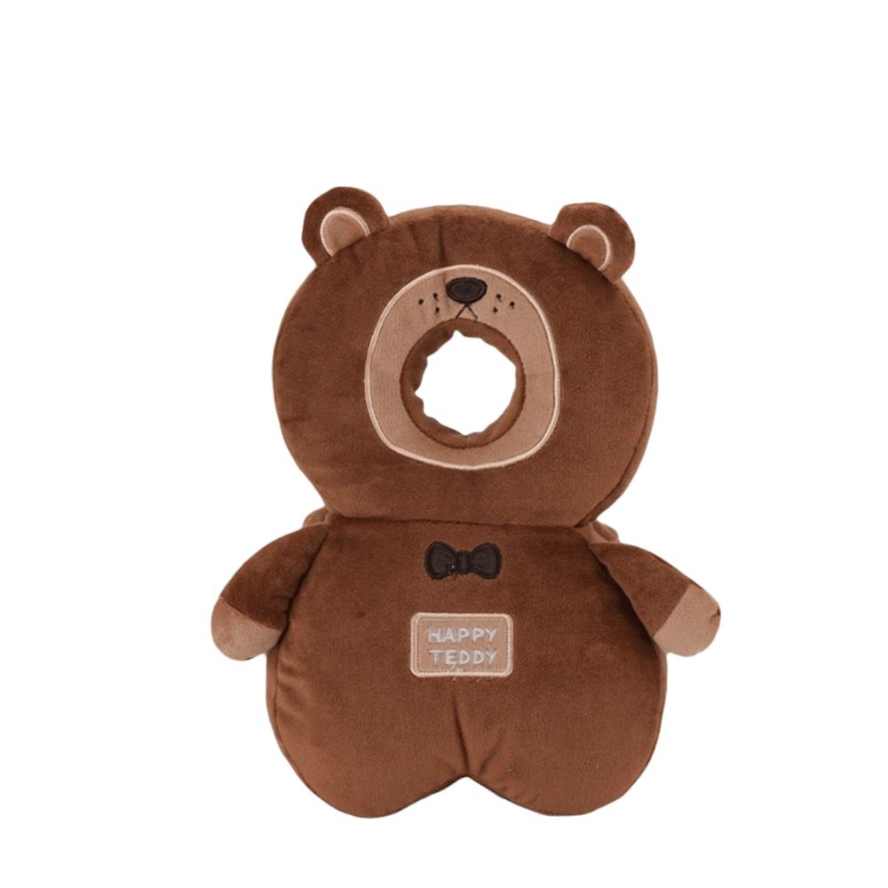 Ľahký chránič hlavy proti pádu pre bábätká, zadný vankúš pre deti, ktoré sa učia chodiť Bear brown