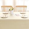 HAPIHAPPY Domestic Tablecloth Rectangular And Round Unpatterned Linen Table Cloth Solid Color Washable Tablecloth For Table
