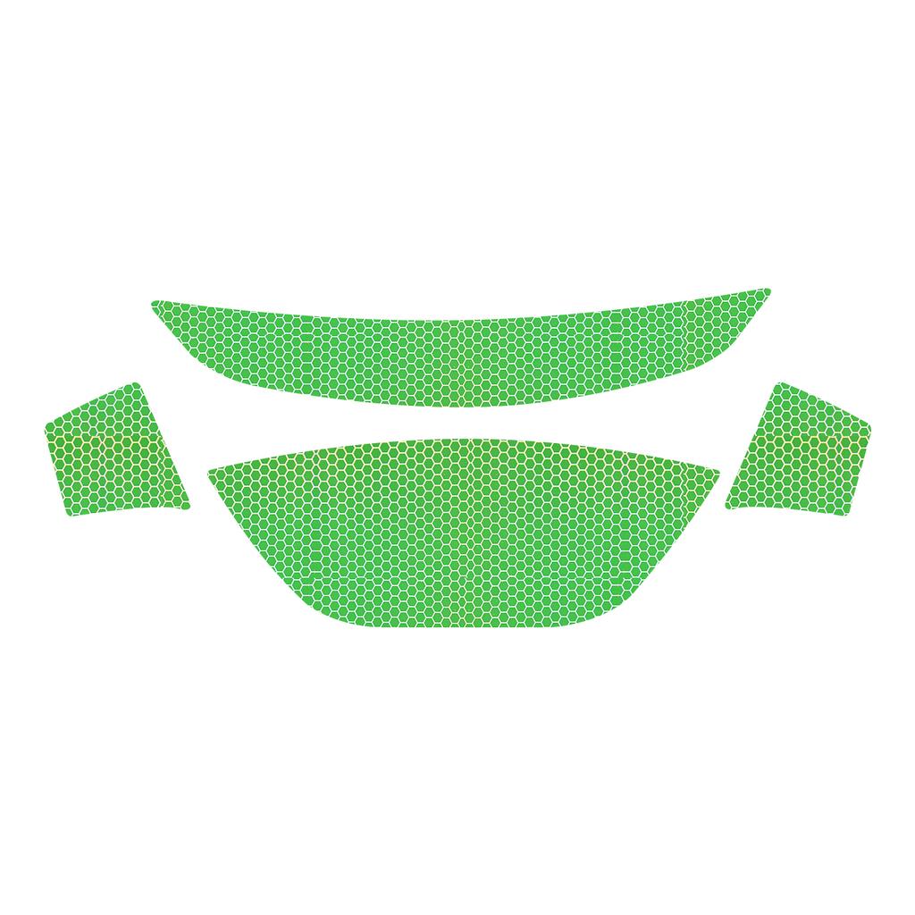 For HONDA CB190TR Cb190tr 2025 Honeycomb Laser Film Headlight Transparent Film Protective Sticker Modification Accessories