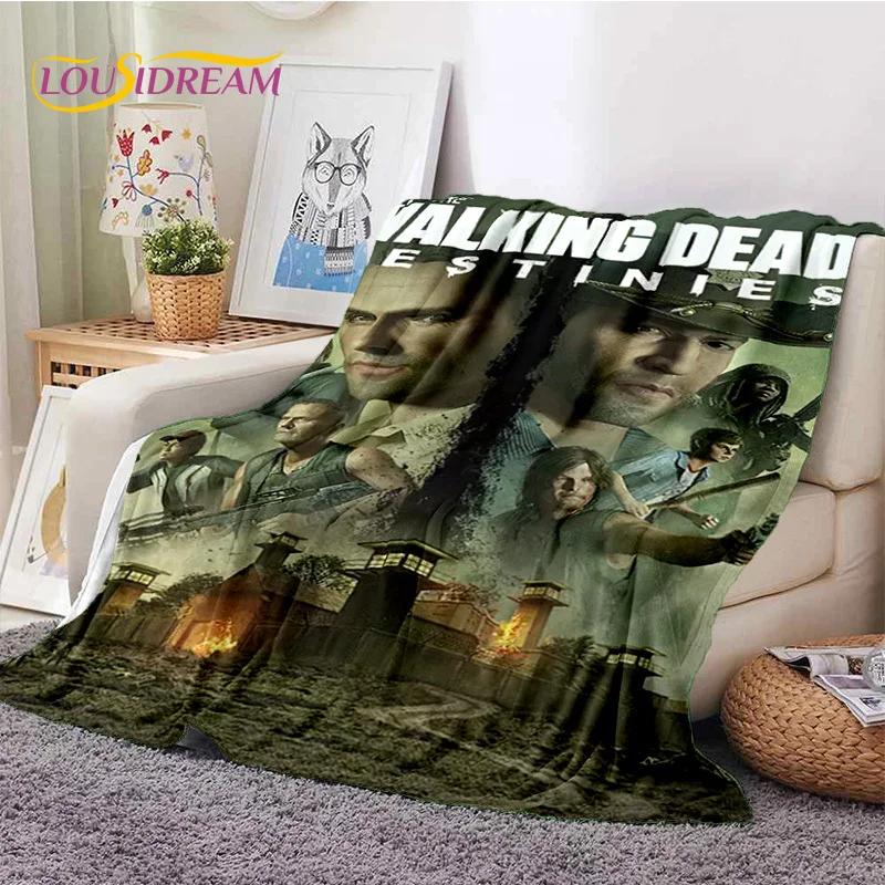The Walking Dead Lincoln TWD Soft Flannel Blanket for Beds Bedroom Sofa Picnic,Throw Blanket for Cover Outdoors Leisure Nap Gift