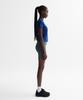 Minasu Venode Small Track Logo Active Tshirts_Blue (Crop Fit)