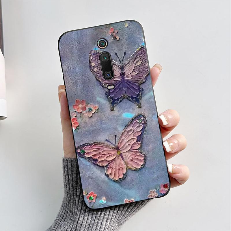 For Xiaomi Mi 9T Case Mi9T Pro Cute Astronaut Butterfly Cover Silicone Phone Case For Xiaomi Mi 9T Pro 9TPro Soft Fundas Coque