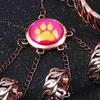 Animation Ladybug Reddy Girl Ring Bracelet Set Claw And Dog Claw Element Ring Opening Closing Bracelet Gift For Kid [jkw]