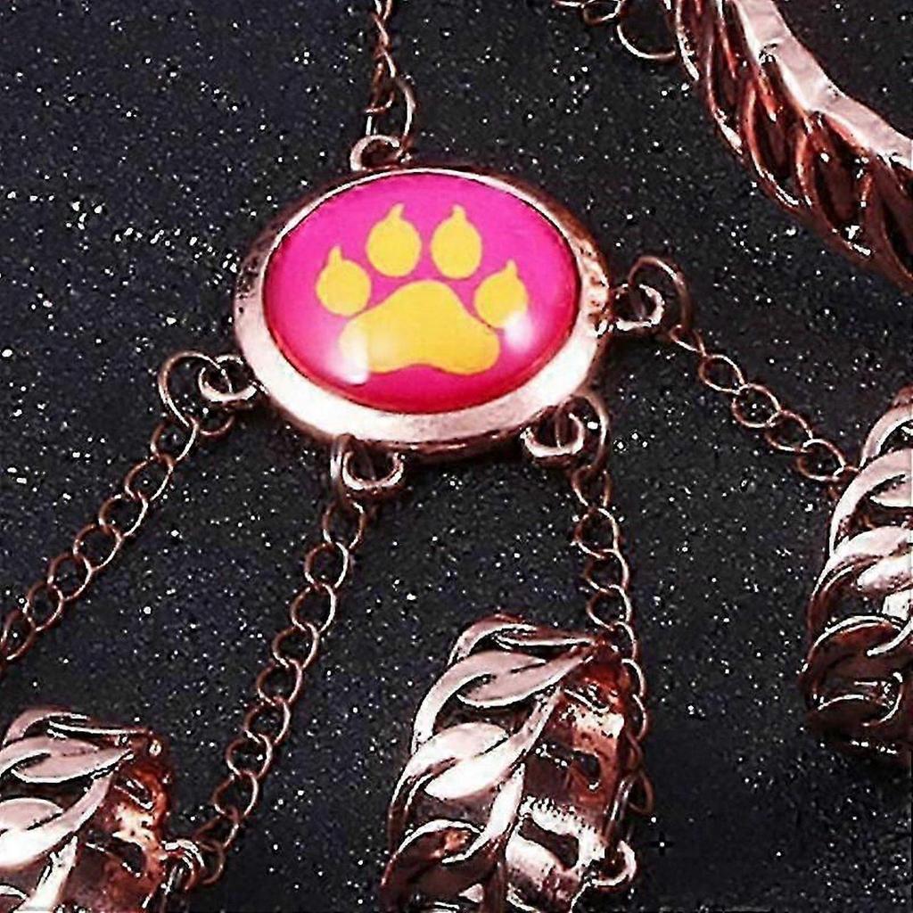 Animation Ladybug Reddy Girl Ring Bracelet Set Claw And Dog Claw Element Ring Opening Closing Bracelet Gift For Kid [jkw]
