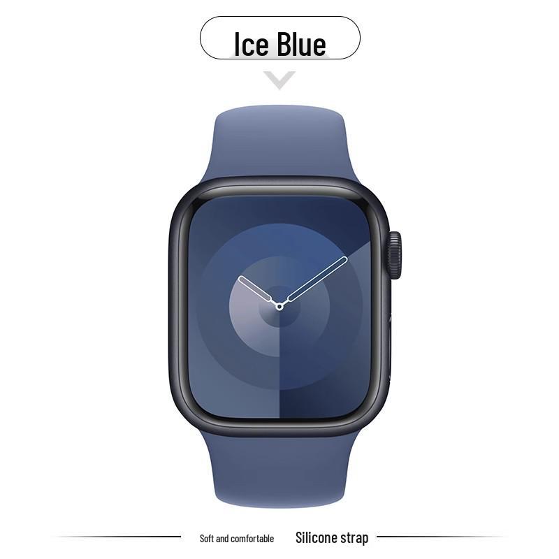 Kompatibles Silikonarmband für Apple Watch Series 8, 9, 10 und 11 - Neues Standardmodell für Mädchen (S)