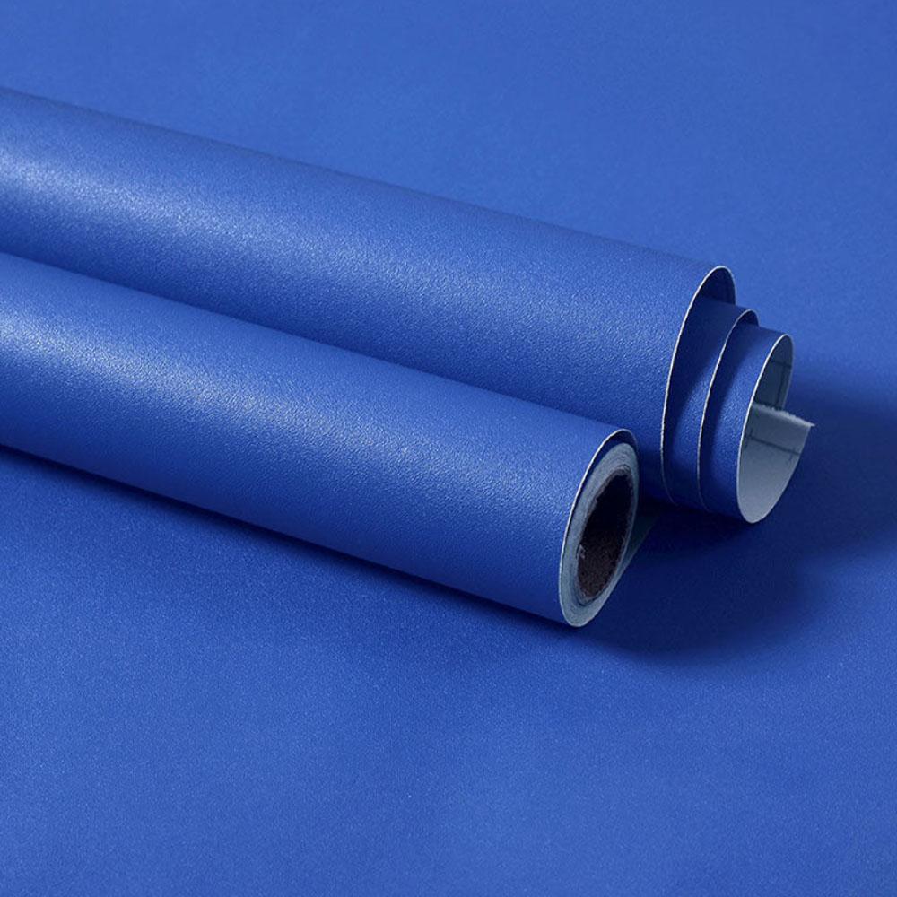 Waterpoof Matte Wallpaper Black Vinyl Self-Adhesive Stickers for Wall Furniture Livingroom Contact Paper Home Decor