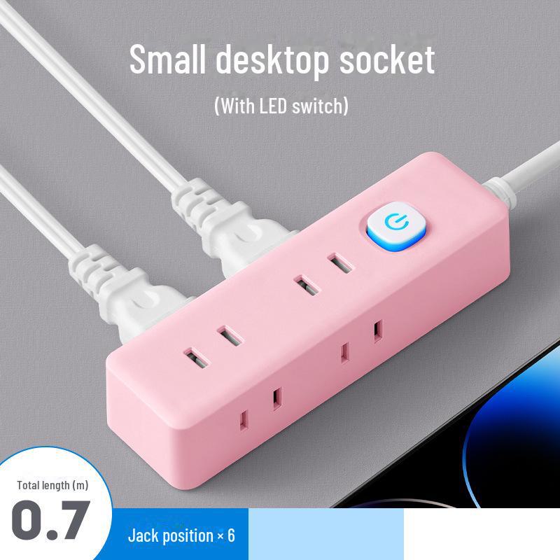 Dual Plug Socket with USB Ports - Two-Pin Extension Board