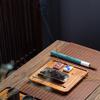 1pc Japanese Blossom Incense Burner Home Ceramic Decor Stick Holder Aromatherapy Censer Office Teahouse Ornament