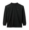 Kalong Golf Mock Neck Long Sleeve T-Shirt (Black)