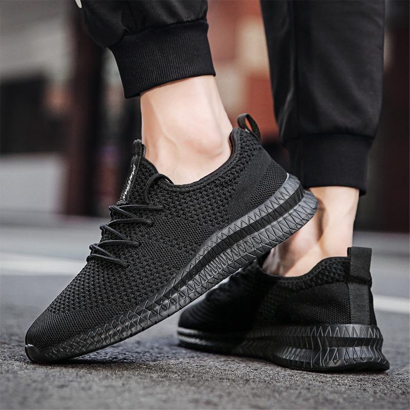 Damyuan Mesh Breathable Men Casual Sneakers Lace-up Vulcanized Shoes Plus Size Gym Walking Athletic Sport Footwear Zapatos