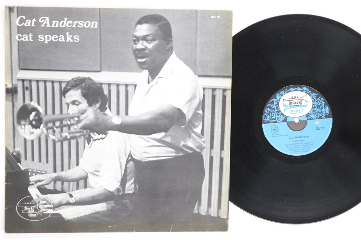 

LP Record CAT ANDERSON - Cat Speaks 33113 BLACK AND BLUE 1977 France Jazz Used