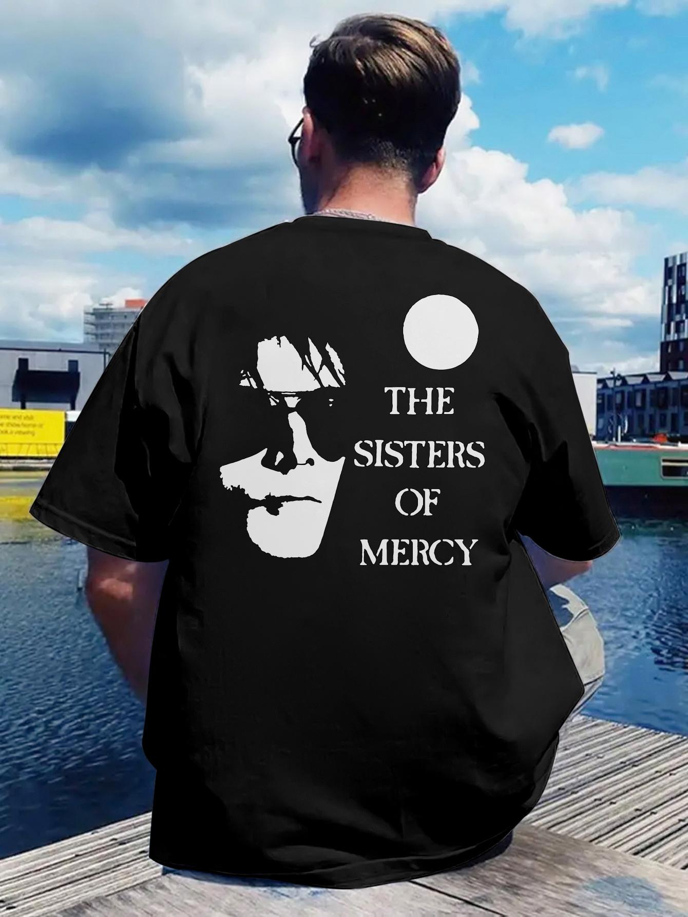 

Vintage Rock Band Graphic T-shirt - The Sisters of Mercy Print S