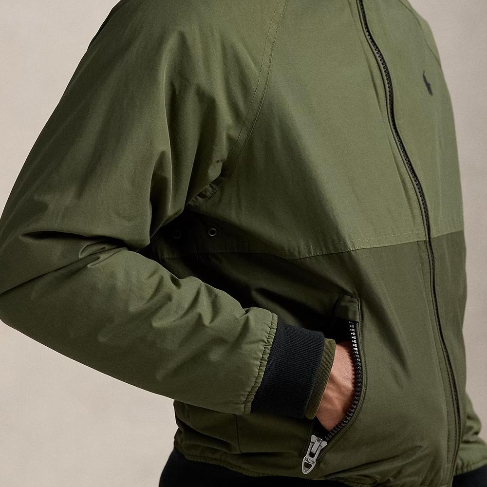 Polo Ralph Lauren Solid Color Logo Embroidered Zip Long Sleeve Cotton Jacket Men Jackets Olive 100035952