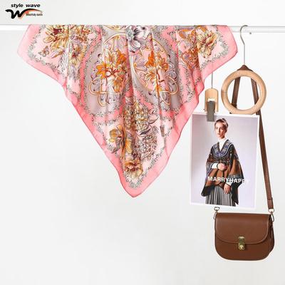 Koreanischer Retro-Seidenschal für Damen - Vielseitiges Modeaccessoire für alle Jahreszeiten