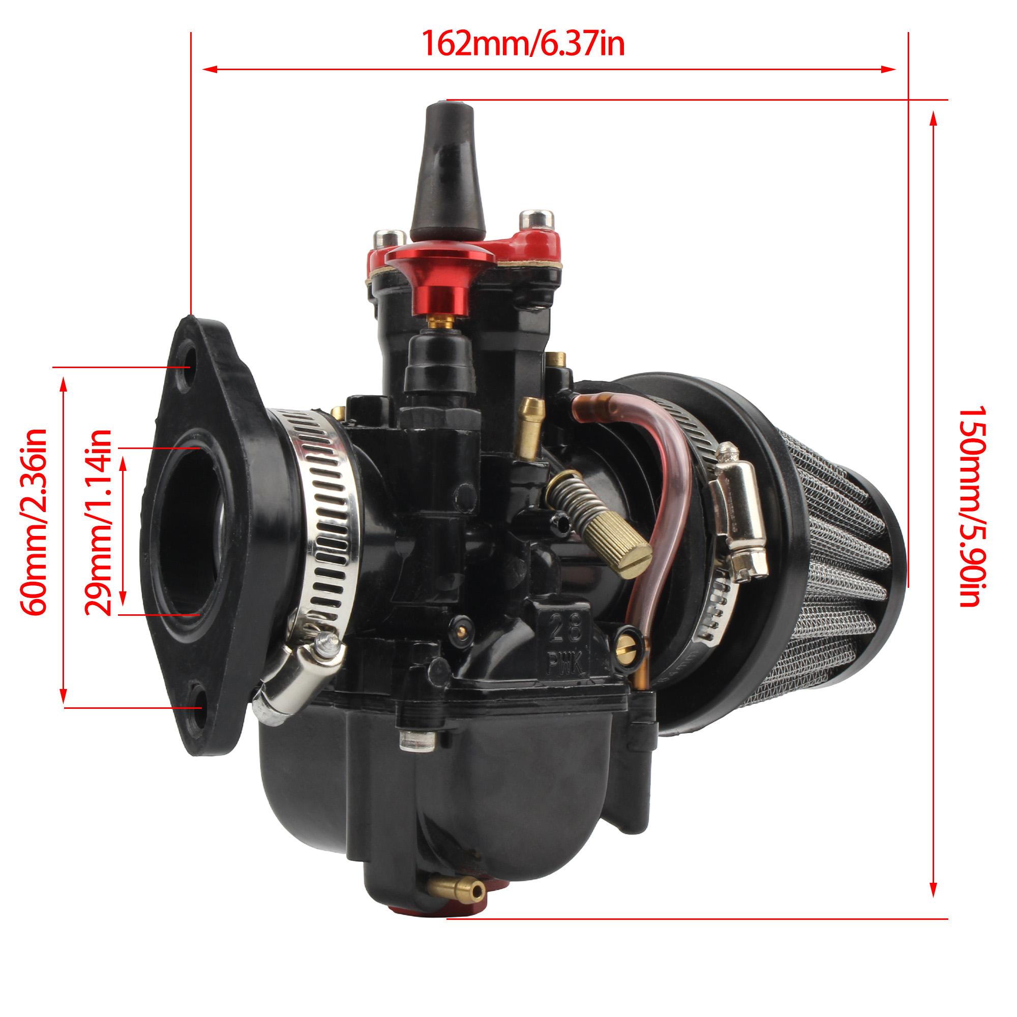 For PWK 28 30 Motocross Carburetor 28mm 30mm With Intake Manifold Air Filter Carb Power Jet Motorcycle ATV Modified Parts