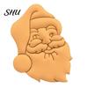 Christmas Cookie Mold Snowball Snowman Santa Claus Shaped Cutting Classic Design Festive DIY Biscuit for Holiday Party Baking Tool