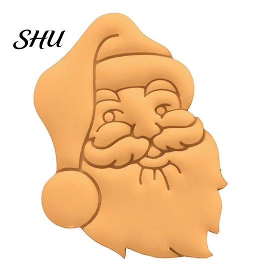 Christmas Cookie Mold Snowball Snowman Santa Claus Shaped Cutting Classic Design Festive DIY Biscuit for Holiday Party Baking Tool