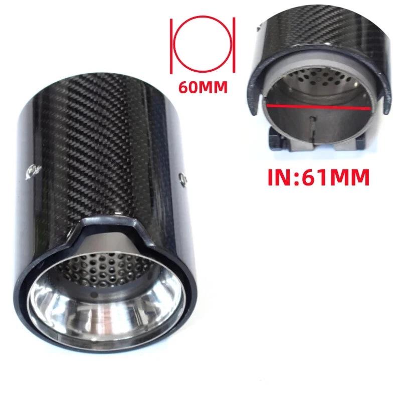 Úprava výfukové koncovky BMW z nerezové oceli a uhlíkových vláken